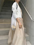 organdy maxi skirt
